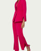 Alice Linen-Blend Twill Straight-Leg Pant in Pink - thumbnail