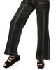 Amalfi Linen Pant Stripe in Black Multi - thumbnail