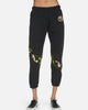 Abra Lip Sweatpants in Black/Camo - thumbnail