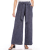 Belted Wide Leg Pants in Indigo - thumbnail