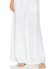 Angie Crop Palazzo Pant in White - thumbnail