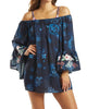 Annia Off The Shoulder Cover Up in Multi - thumbnail