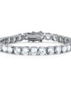 27.44 TCW Round Cubic Zirconia Tennis Bracelet Platinum-Plated - thumbnail