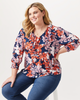 Iris V-Neck Blouse - thumbnail