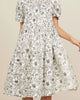 Audrey Dress in Etched Floral - thumbnail