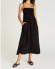 Beachside Midi Dress in Black - thumbnail
