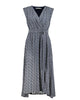 Aeries Wrap Dress in Mosaic Print - thumbnail