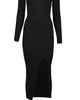 Bishop And Young Playing Favorites Chloe Sweater Dress In Noir in Black - thumbnail