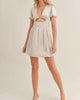 After Party Cutout Mini Dress in Champagne - thumbnail