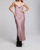 Bleeker Silky Midi Slip Dress in Mauve - thumbnail