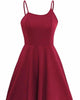 Aubree Hi-Low Dress in Wine - thumbnail