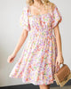 Blushing Beauty Dress in Coral Multi - thumbnail