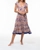 Amber Cap Sleeve Cotton Dress in Calypso Paisley - thumbnail