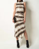 Arden Sleeveless Dress in Folded Shibori Stripe - thumbnail
