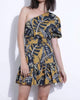 Antonella Printed Mini Dress in Selva - thumbnail