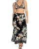 Side Tie Maxi Skirt in Multi - thumbnail