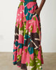 Lydia Printed Tiered Skirt in Multi - thumbnail