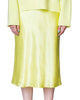 Satin Slip Skirt in Citrine - thumbnail