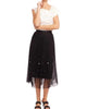 Lila Pearl Tulle Skirt in Black - thumbnail