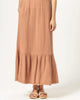 Pull On Peplum Skirt in Carob - thumbnail