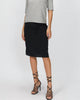 Drawstring Skirt in Black - thumbnail