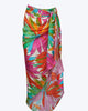 Kit Floral Gathered Silk Jacquard Skirt in Floral Jungle - thumbnail
