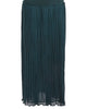 Pleated Midi Skirt in Dark Green - thumbnail