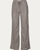 Relaxed Slit-Hem Printed Jersey Pant in Brown - thumbnail