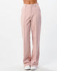 Front Seam Wide Leg Pants in Light Pink - thumbnail