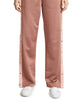 Press-Button Track Pants in Dusty Rose - thumbnail