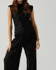 Savine Textured Pant in Black - thumbnail