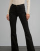 Hi Waist Flared Jeans in Black - thumbnail