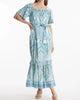 Erin Off The Shoulder Maxi Dress in Paisley - thumbnail