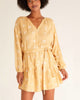 Easy To Love Palm Dress in Wheat - thumbnail