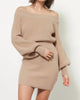 Rebecca Mini Dress in Natural - thumbnail
