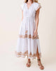 Corinna Midi Dress in White - thumbnail