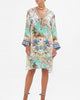 Metal Eyelet Kaftan in Amalfi Lullaby - thumbnail