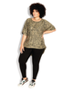 High Low Camo Top - thumbnail