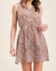 Geo Print Dress in Copper - thumbnail