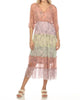 Liza Midi Tiered Dress in Multi - thumbnail