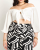 Jade Tie Front Blouse - thumbnail