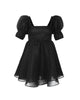 Regency Mini Dress in Black Shimmer - thumbnail