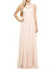 Lace Lattice Maxi Dress in Blush - thumbnail
