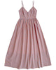 Plaid Maxi Dress in Coral - thumbnail