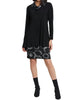 Cowl Neck Dress in Black - thumbnail