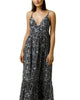 Eden Maxi Dress in Black Multi - thumbnail