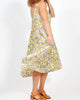 Peplum Tank Dress in Yellow Multi - thumbnail