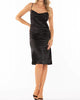 Camila Slip Dress in Black - thumbnail