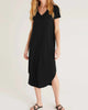 Short Sleeve Reverie Dress in Black - thumbnail