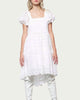 Coco Cutout Broderie Anglaise Mini Dress in White - thumbnail
